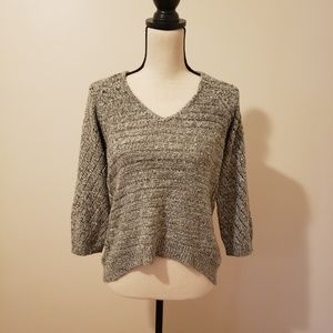 3/4 Sleeve Knit Sweater